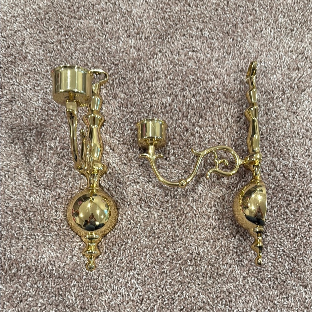 Elegant Gold Wall Sconces (Heavy)